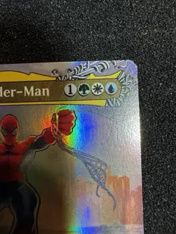 Peter Parker Amazing Spider-Man : MTG *FOIL Borderless* SPM #0208 - Image 3