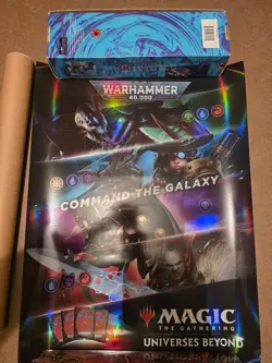 MTG Magic the Gathering WARHAMMER 40K Promo poster 18"X24" - Image 1