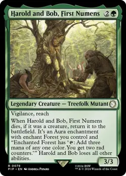 Harold and Bob, First Numens #78 R Fallout MTG MAGIC LEG TREEFOLK MUTANT O25 - Image 1