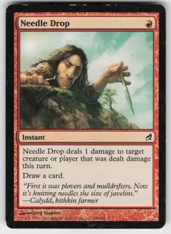 MTG Lorwyn #186 Needle Drop Moderately played tcg - Image 1