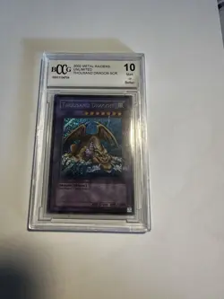 Yugioh 2002 Thousand Dragon MRD-143 Graded Bccg 10 Mint - Image 1