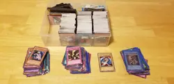 Lot Of 1300+ 1990s Era Yugioh Yu-Gi-Oh! Trading Cards w Gold Rares Holos Foils - Image 1