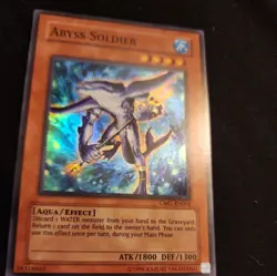 Abyss Soldier - CMC-EN001 - Super Rare -HALO- Limited Edition YuGiOh - Image 2