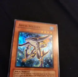 Abyss Soldier - CMC-EN001 - Super Rare -HALO- Limited Edition YuGiOh - Image 3