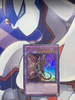 Yugioh Starving Venom Fusion Dragon LEDD-ENC25 Ultra Rare 1st Ed NM - Image 1