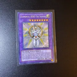 YUGIOH ELEMENTAL HERO THE SHINING PRC1-ENV01 SECRET LIMITED ED NM - Image 4