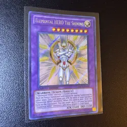 YUGIOH ELEMENTAL HERO THE SHINING PRC1-ENV01 SECRET LIMITED ED NM - Image 5