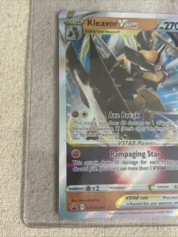 Pokemon TCG KLEAVOR V STAR SWSH249 Black Star Promo Card - NM - Image 2