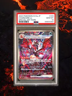 PSA 10 Charizard ex 349/190 Shiny Treasure ex SAR GEM MT Pokemon Japanese Card - Image 1