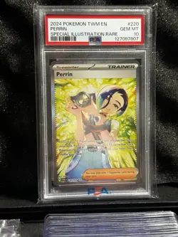 Perrin 220/167 Sir Twilight Masquerade TWM Pokemon Card PSA 10 - Image 1