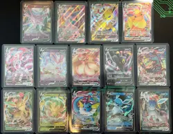 Eeveelution V + Vmax 14 Card Complete Set Pokemon Evolving Skies Umbreon Eevee - Image 1