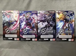 Set Of 4 Gundam Card Game Newtype Rising Sleeved Booster Packs - Image 1