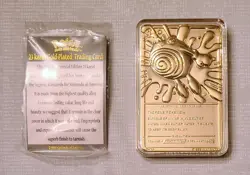Pokemon POLIWHIRL 1999 Burger King 23k Gold Plated Card #61 Pokeball NEAR MINT - Image 5