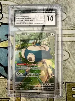 Snorlax 051 CGC 10 Pokemon Sv: Scarlet & Violet Promo Cards Holo - Image 3