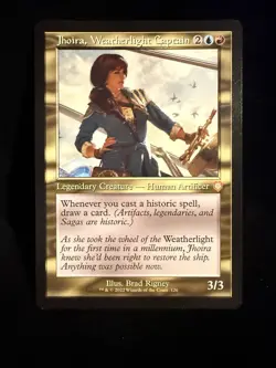 Jhoira, Weatherlight Captain (Retro Frame) Commander: the Brothers' War Regular - Image 1