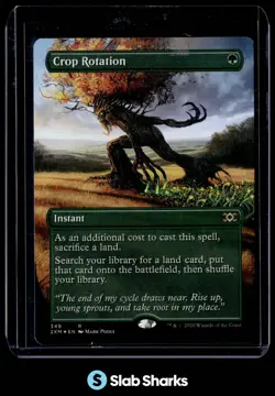 2020 MAGIC THE GATHERING DOUBLE MASTERS #349 CROP ROTATION FOIL RARE - Image 1
