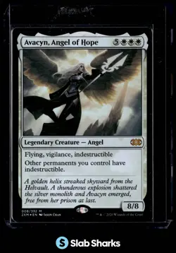 2020 MAGIC THE GATHERING DOUBLE MASTERS #008 AVACYN, ANGEL OF HOPE FOIL - Image 1