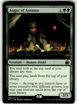 Innistrad: Midnight Hunt Magic: The Gathering Augur of AutumnMTG - Image 1
