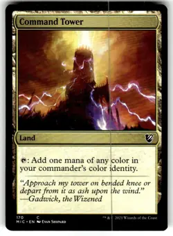Magic the Gathering Command Tower Innistrad: Midnight Hunt Commander MTG - Image 1
