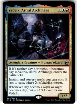 1x Vadrik, Astral Archmage NM-Mint, English Innistrad: Midnight Hunt MTG Magic - Image 1