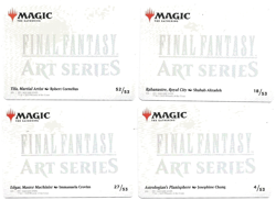 Final Fantasy Magic the Gathering Art Series Stamped Cards Lot - Image 2