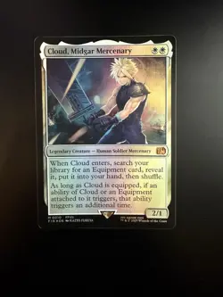 MTG Final Fantasy English Cloud, Midgar Mercenary 0010 Foil - Image 1