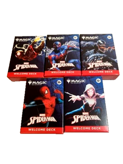 Magic The Gathering Marvel Spider-Man Welcome Deck Complete Set - Image 1