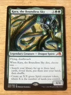 MTG Kura, the Boundless Sky (200/606) Kamigawa Neon Dynasty NM - Image 1