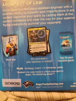 MTG Magic Dovin Architect of Law Planeswalker Sealed Deck Ravnica Allegiance - Image 3