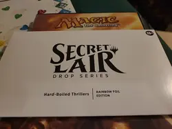 MTG Secret Lair Drop x Hard-Boiled Thrillers Rainbow Foil Edition Sealed - Image 1