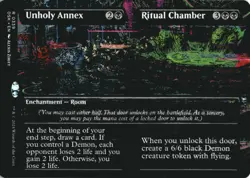 MTG Unholy Annex // Ritual Chamber (Borderless) Normal NM Duskmourn: House of Ho - Image 1