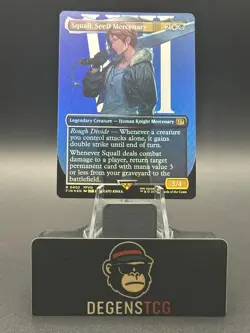 Squall, SeeD Mercenary 0402 (Borderless) Final Fantasy Foil MTG - Image 1