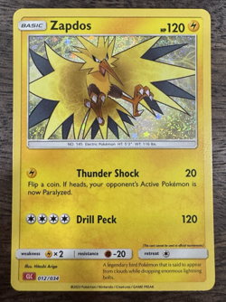 Zapdos 012/034 CLC ⚡ Pokemon TCG Classic Collection - NM Pack Fresh - Image 1