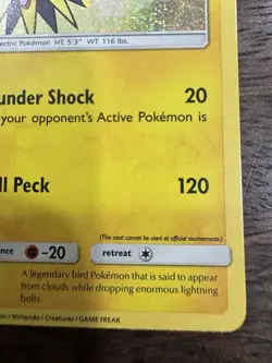 Zapdos 012/034 CLC ⚡ Pokemon TCG Classic Collection - NM Pack Fresh - Image 3