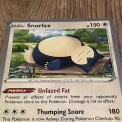 Snorlax 143/196 2023 World Championships Deck Variant Lost Origin Pokemon - Image 2