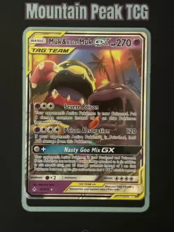 LP Muk & Alolan Muk GX 61/214 Unbroken Bonds - Pokemon Card - Image 1
