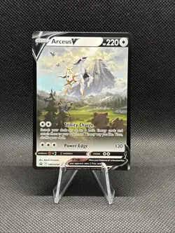 Pokemon TCG Arceus v SWSH204 Black Star Promo - Image 1