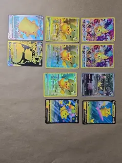 Pokemon Pikachu Card Lot 173/165 160/159 GG30/GG70 009/025 Surf Flying Vmax TG29 - Image 1