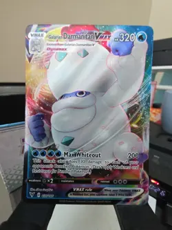 Galarian Darmanitan VMAX - 037/185 Ultra Rare Vivid Voltage Pokemon TCG NM - Image 1