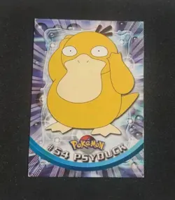 1999 Topps Pokemon TV Animation Series 1 - Psyduck #54 - Black Logo - Non-Holo - Image 1