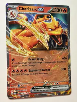Pokemon TCG - Charizard Ex 006/165 Holo Foil Scarlet & Violet 151 English - Image 1