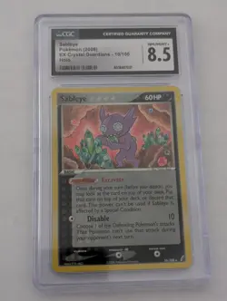 Pokemon Sableye Holo 10/100 EX Crystal Guardians 2006 - CGC 8.5 NM/MINT+ - Image 1