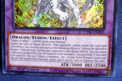 Albion the Sanctifire Dragon CYAC-EN035 Cyberstorm Access 1st Edition Secret VLP - Image 3