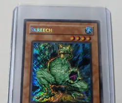 YuGiOh Skreech GLAS-EN086 Secret Rare 1st Edition LP - Image 2