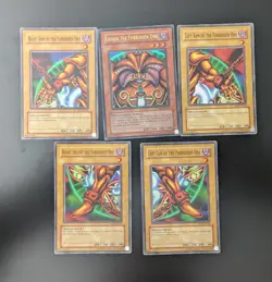 Yu-Gi-Oh DB1 Exodia Leg Arm Forbidden One Complete Moderately Played - Image 1