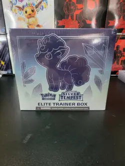 Silver Tempest ETB Elite Trainer Box Sword Shield Factory Sealed Pokemon Cards - Image 1