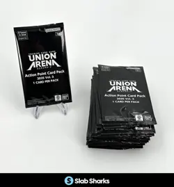 UNION ARENA TCG ACTION POINT CARD PACK 2025 VOLUME 3 SEALED PACK LOT OF 32 - Image 1
