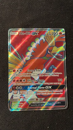 Pokemon TCG Ho-Oh GX Full Art Holo Card Burning Shadows 131/147 NM Condition! - Image 1