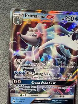 Primarina GX 42/149 Sun & Moon Full Art Rare Holo Pokemon Card 2017 - Image 3