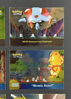 8-Card FOIL 2000 Topps Pokemon TV Animation Edition Lot Orange Islands & More MP - Image 3